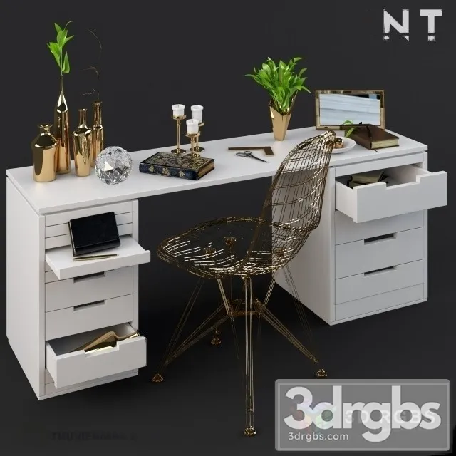 Dressing Table 1 3D Model Free