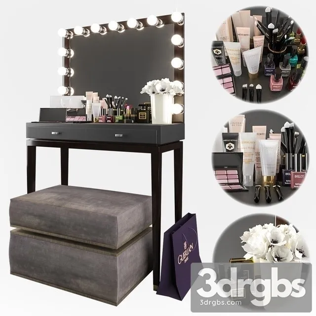 Dressing Table 3D Model Free