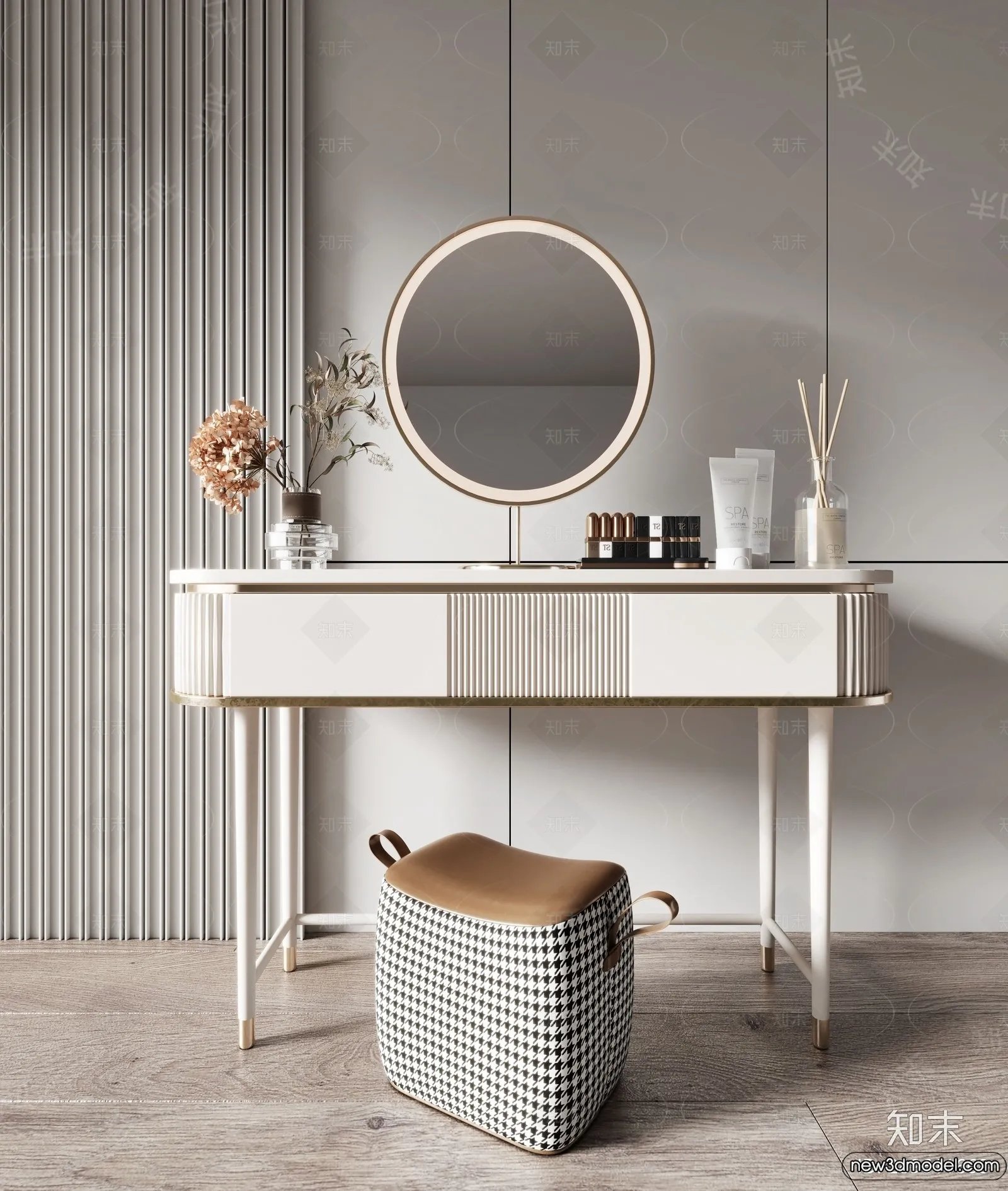 Dressing Table - 3D Models - 3D Furniture Models for Interior - 001