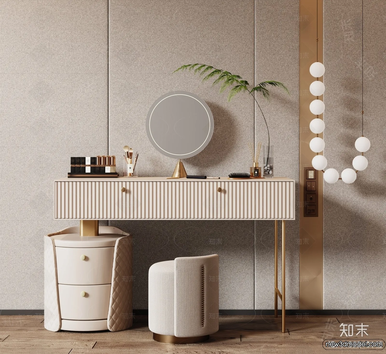 Dressing Table - 3D Models - 3D Furniture Models for Interior - 002