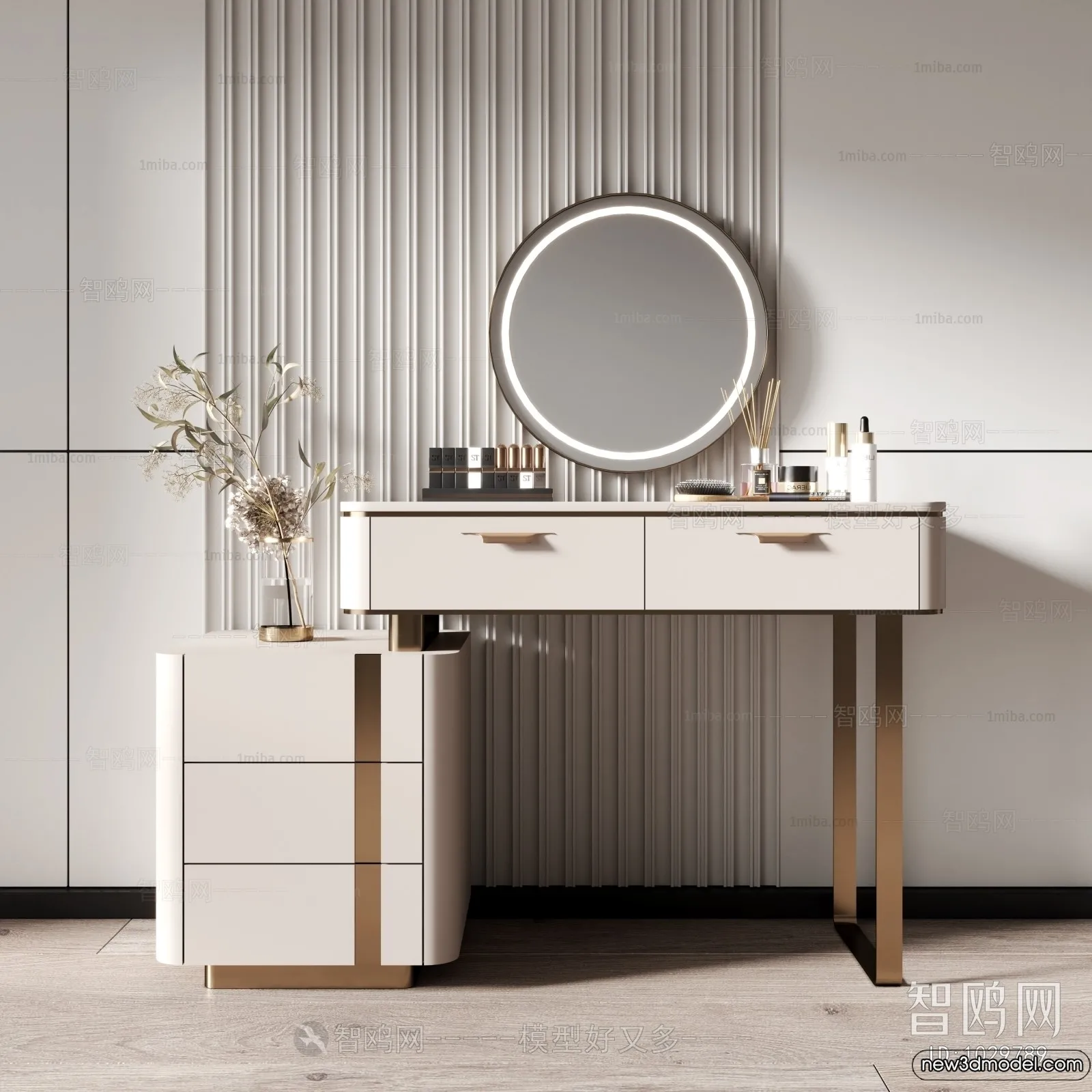 Dressing Table - 3D Models - 3D Furniture Models for Interior - 010