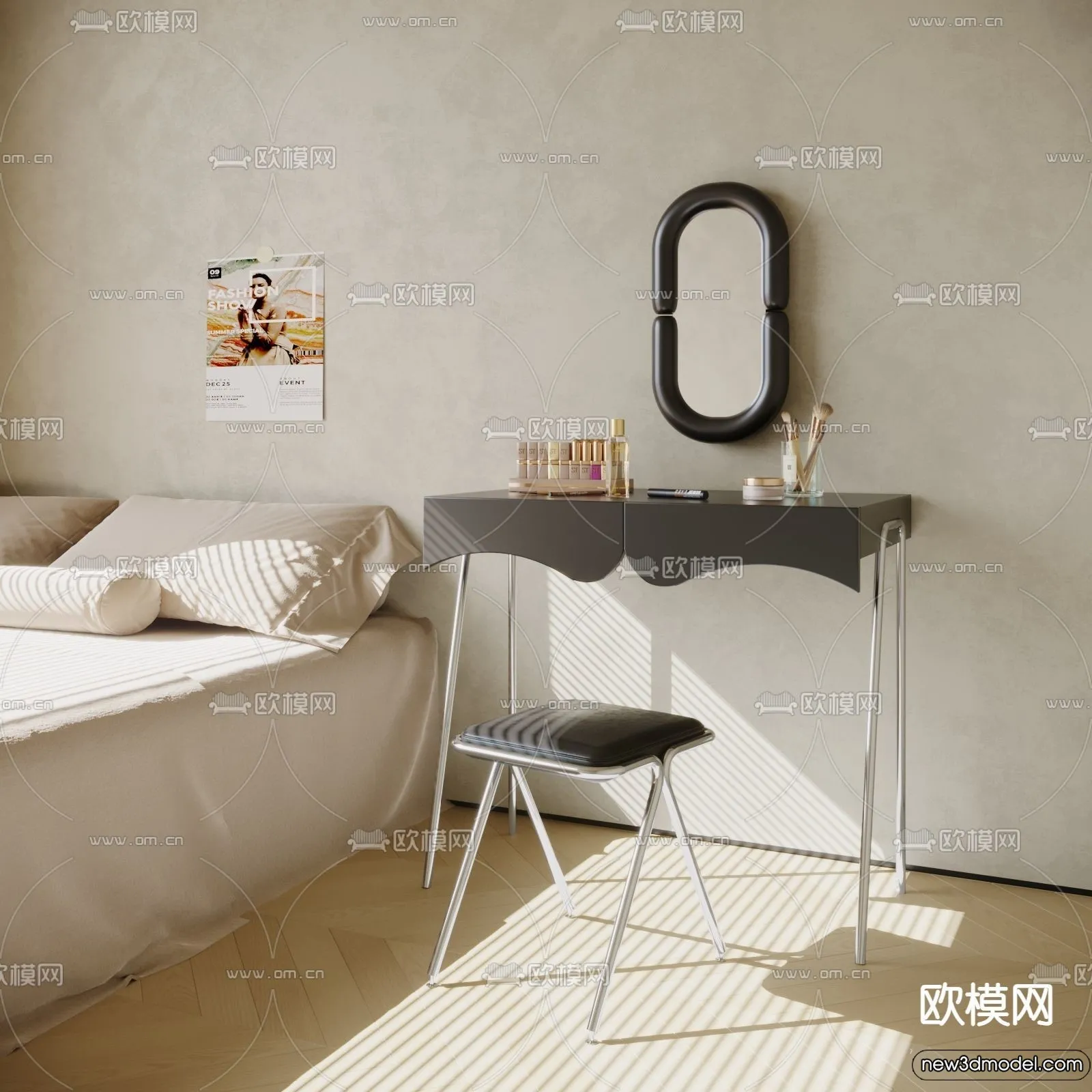 Dressing Table - 3D Models - 3D Furniture Models for Interior - 013