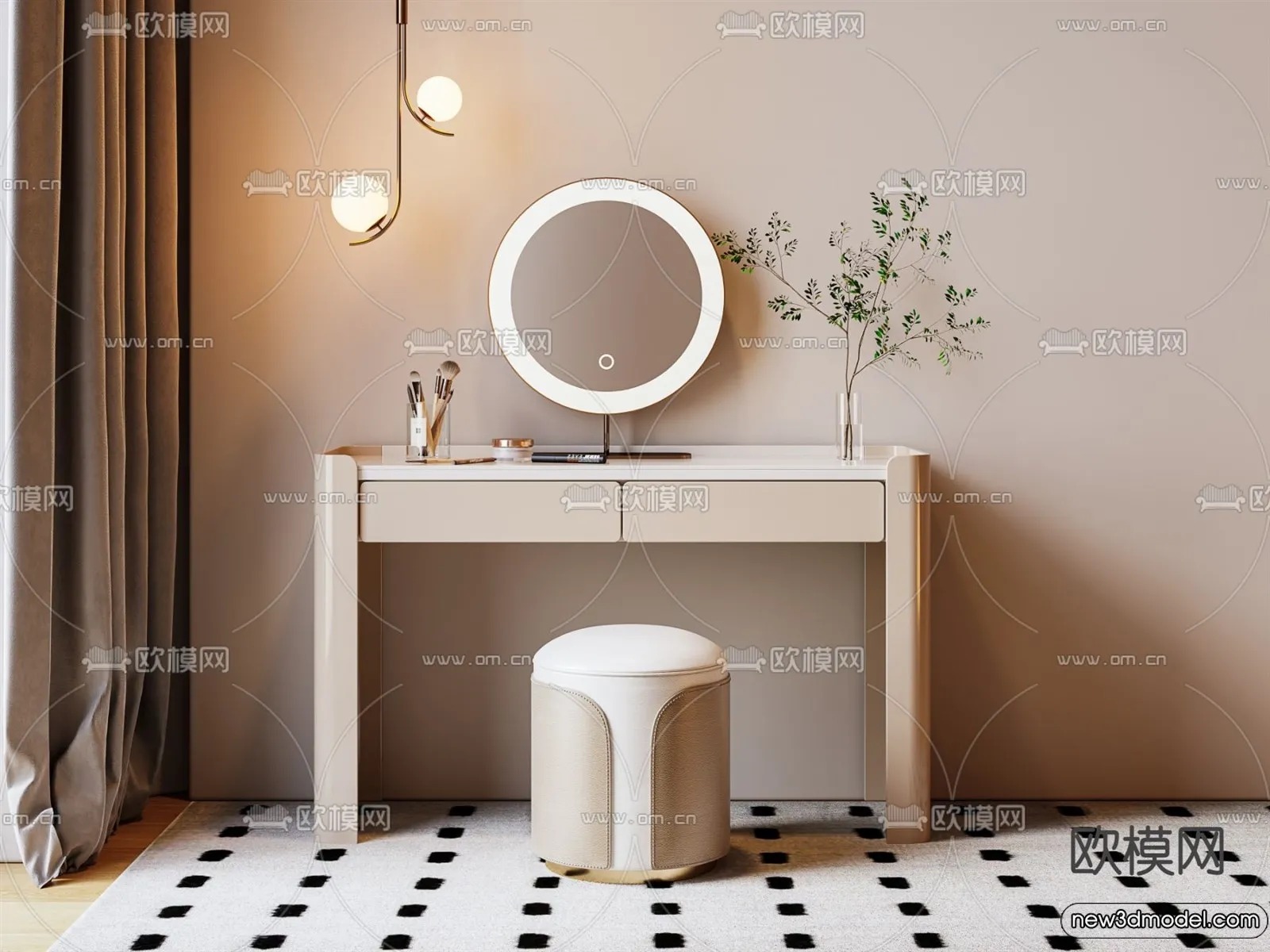 Dressing Table - 3D Models - 3D Furniture Models for Interior - 017