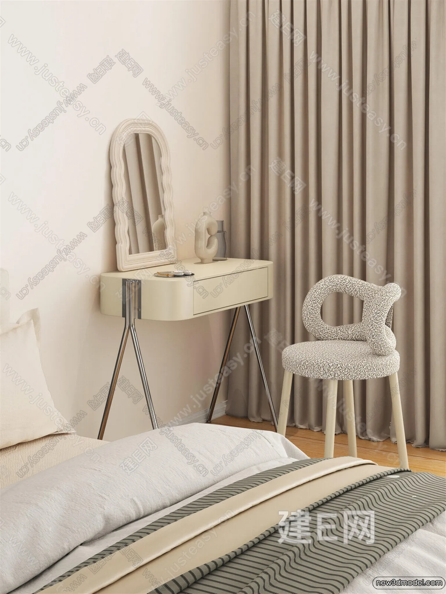 Dressing Table - 3D Models - 3D Furniture Models for Interior - 023