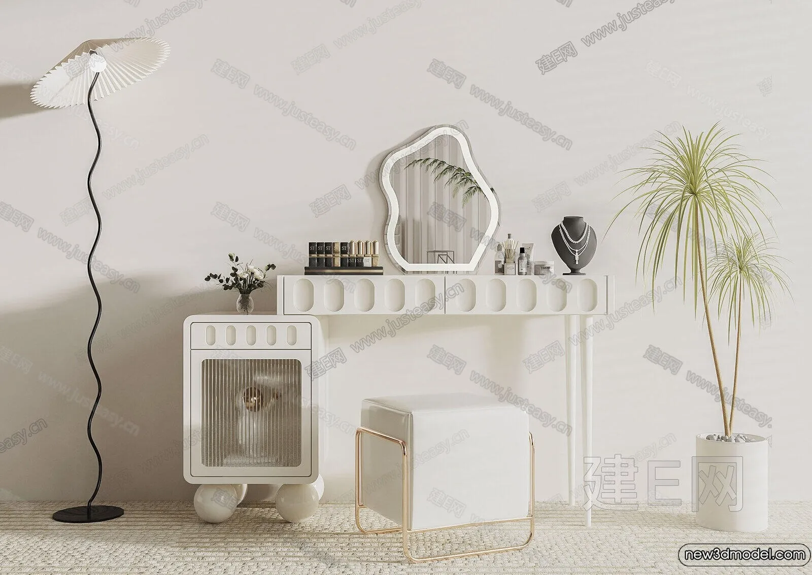 Dressing Table - 3D Models - 3D Furniture Models for Interior - 024