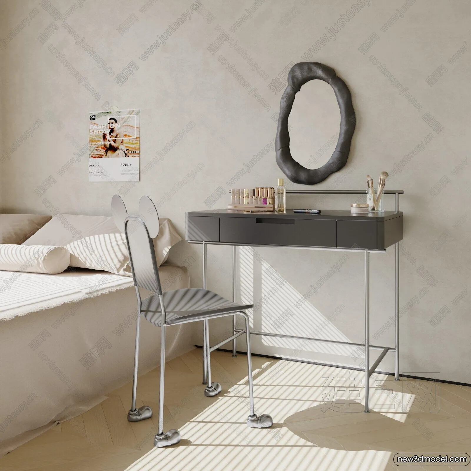 Dressing Table - 3D Models - 3D Furniture Models for Interior - 025