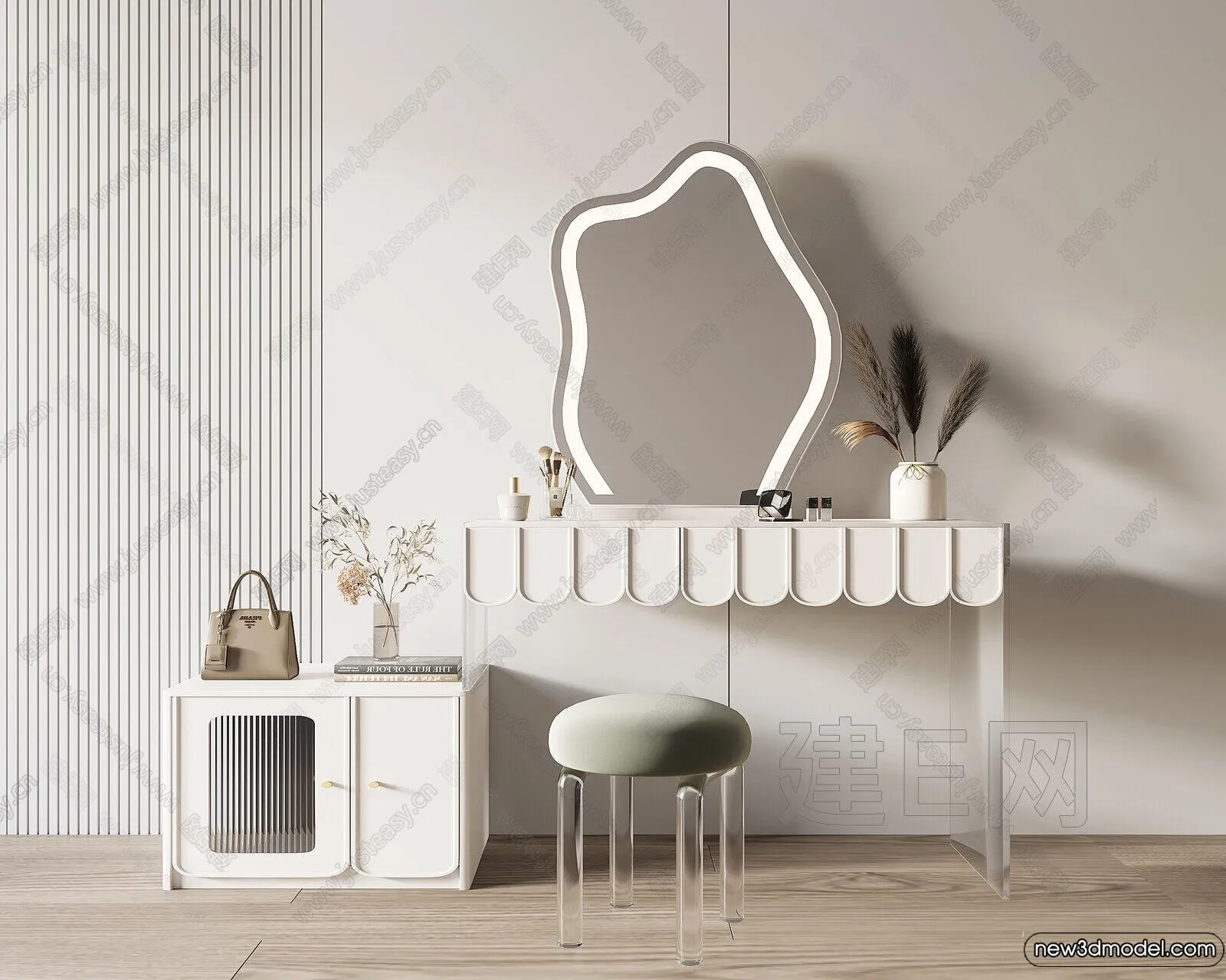 Dressing Table - 3D Models - 3D Furniture Models for Interior - 029