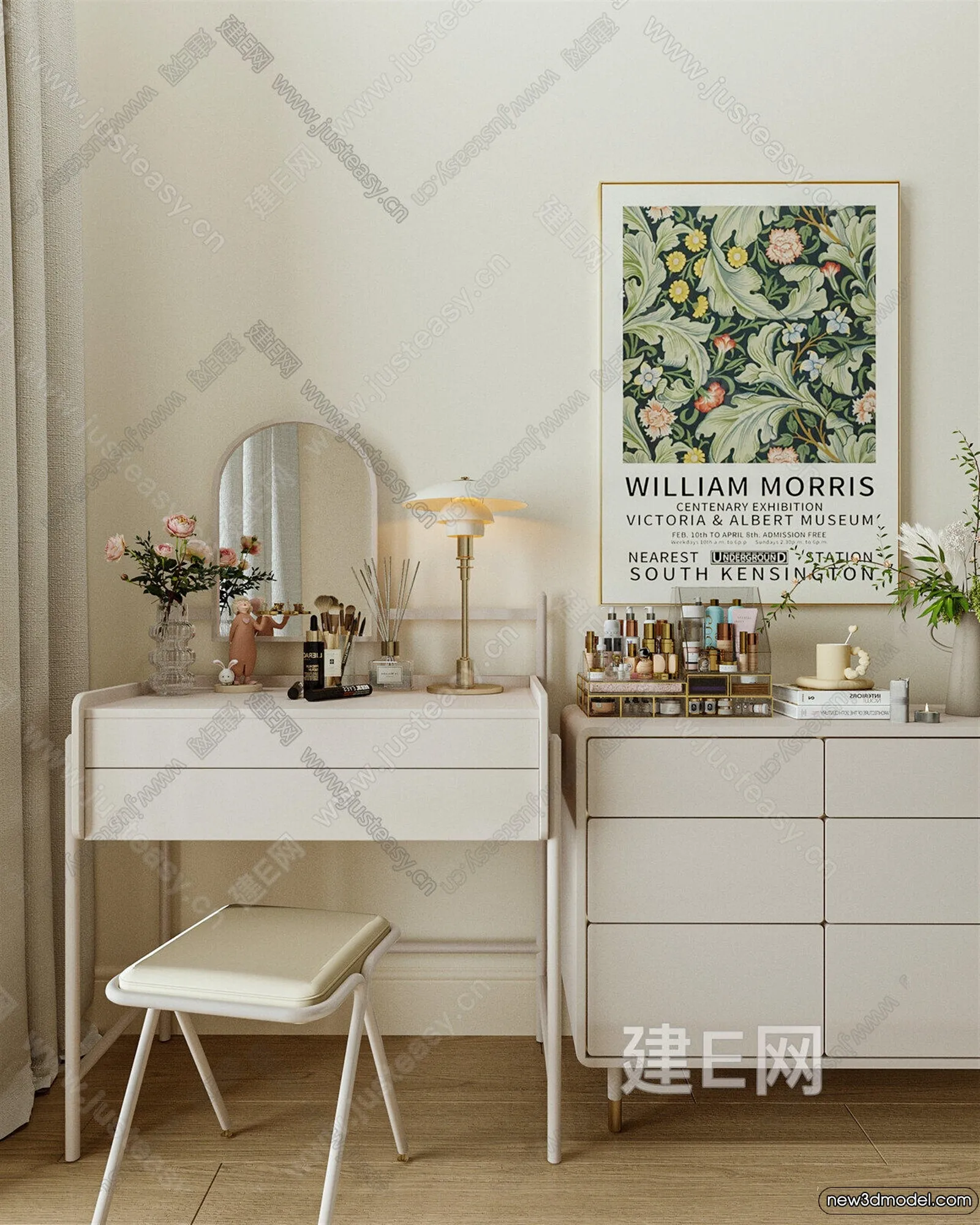 Dressing Table - 3D Models - 3D Furniture Models for Interior - 030