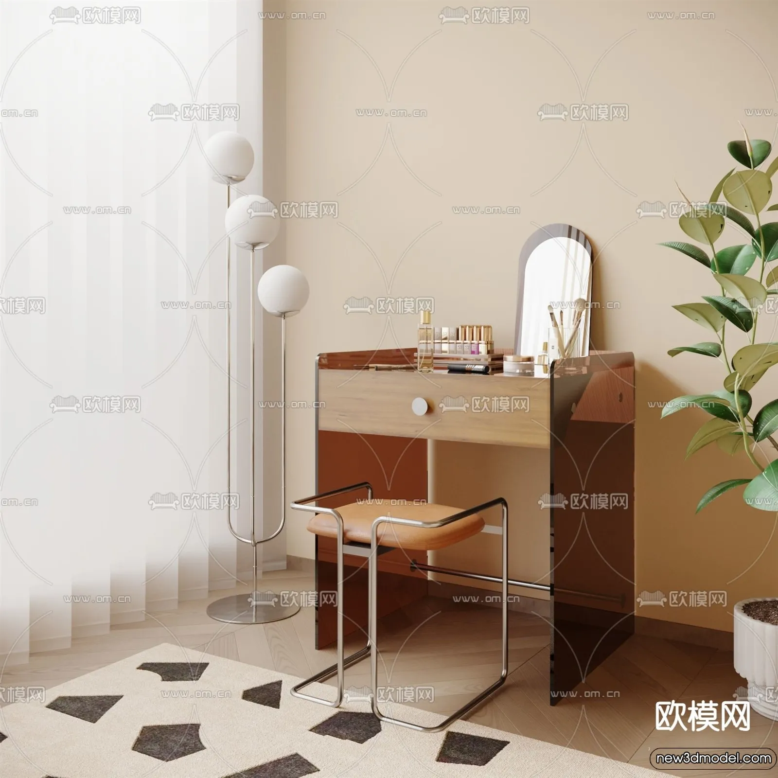 Dressing Table - 3D Models - 3D Furniture Models for Interior - 034