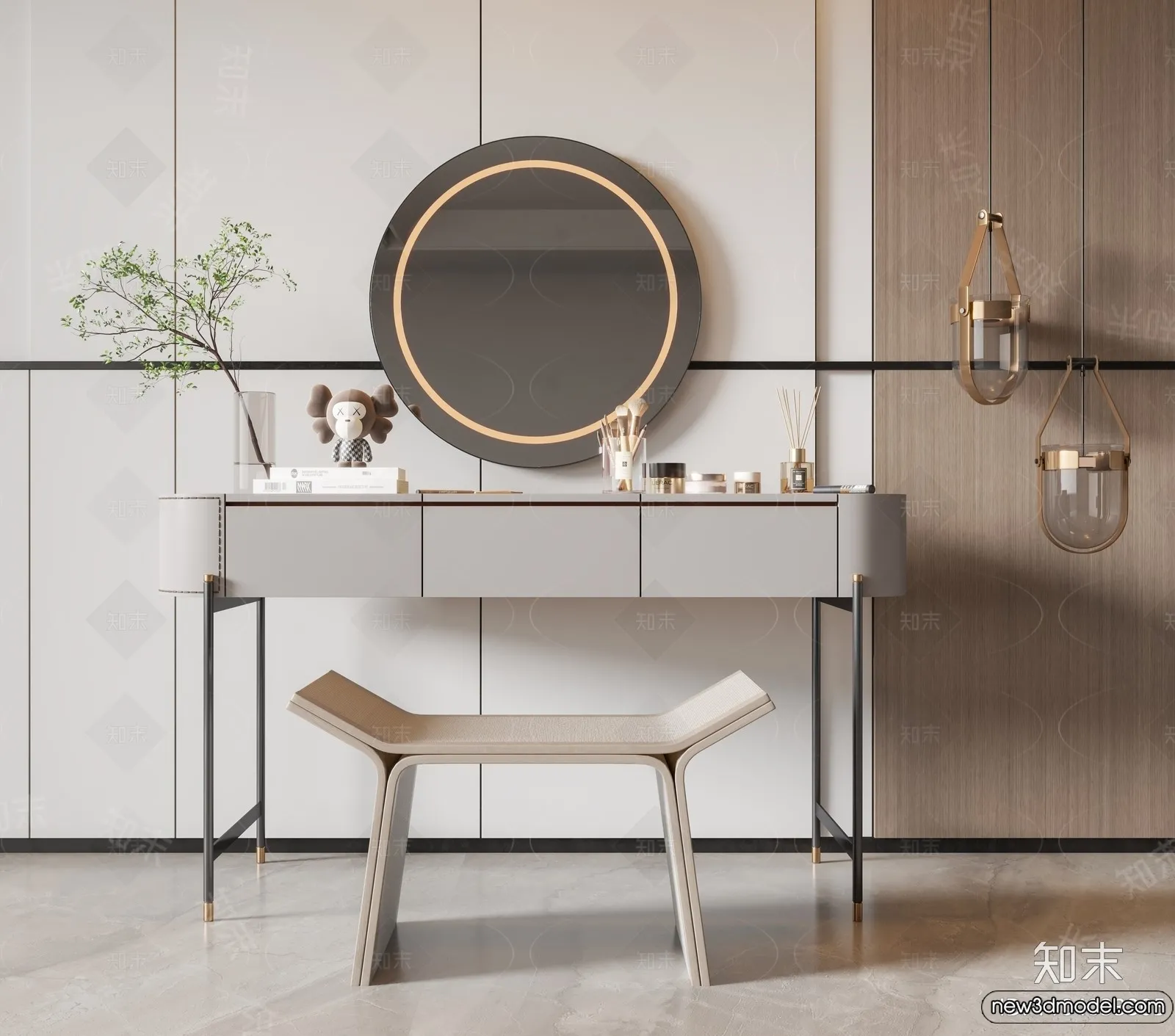 Dressing Table - 3D Models - 3D Furniture Models for Interior - 037