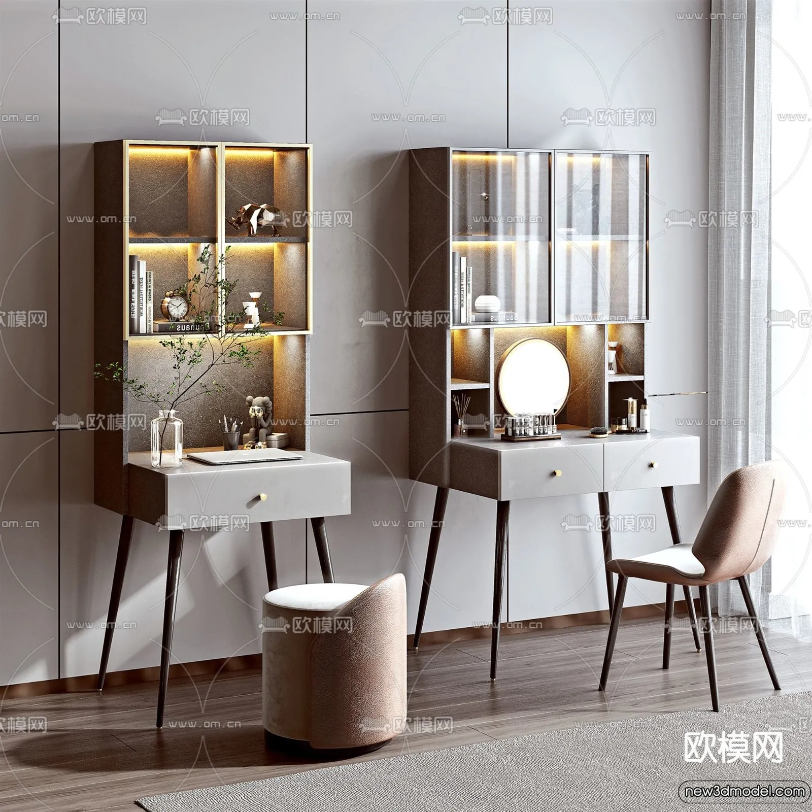Dressing Table - 3D Models - 3D Furniture Models for Interior - 038