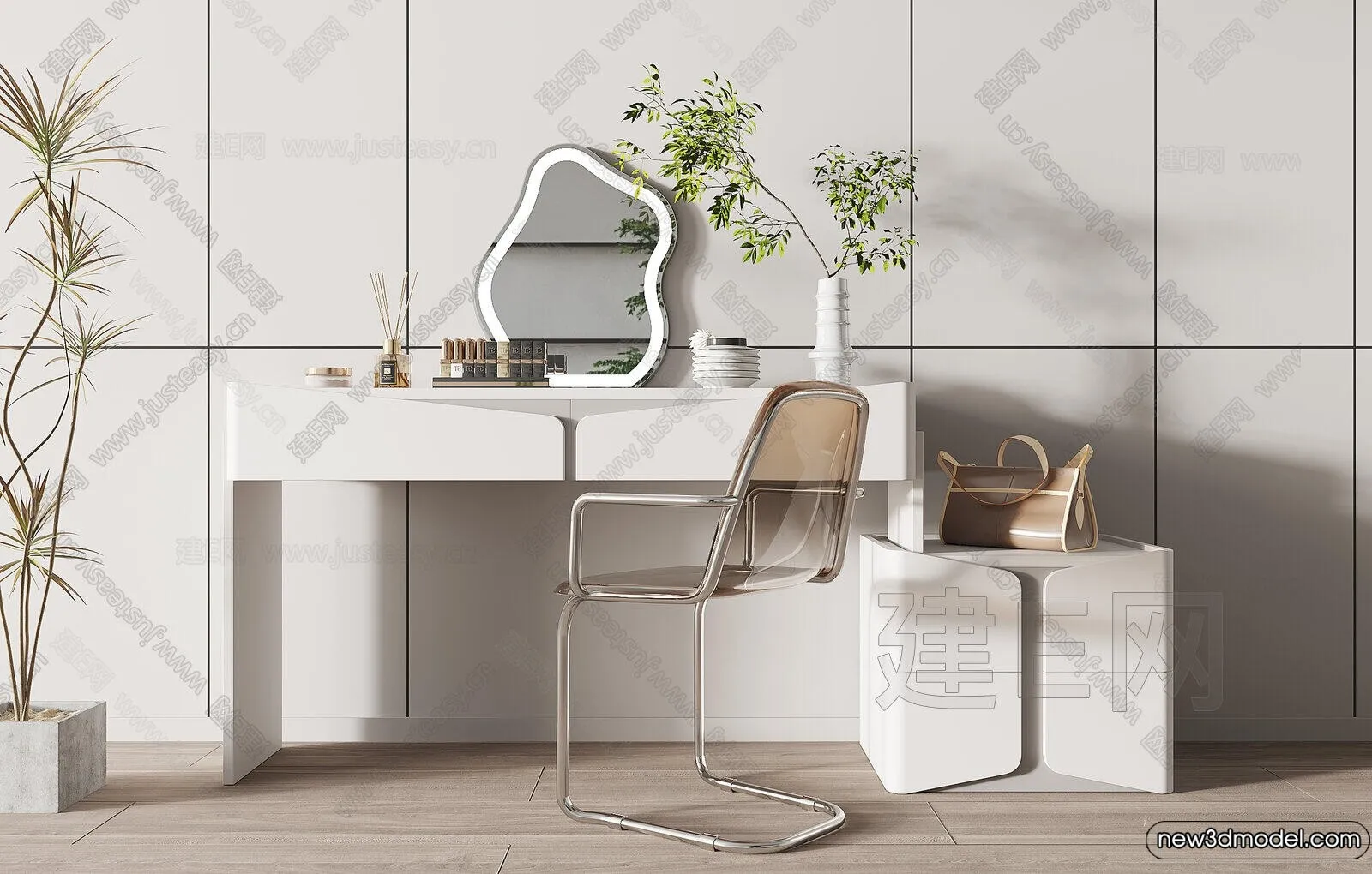 Dressing Table - 3D Models - 3D Furniture Models for Interior - 044