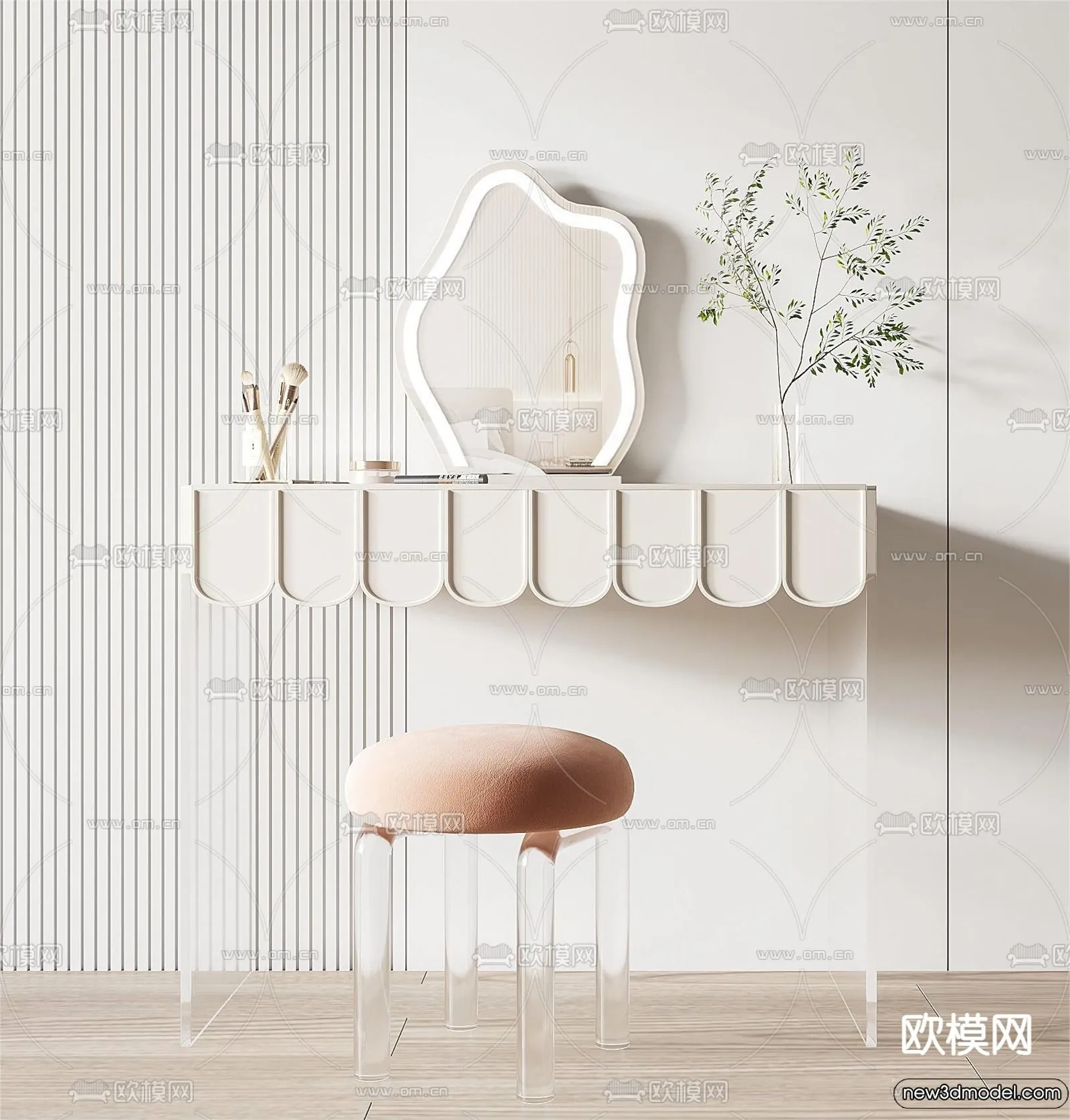 Dressing Table - 3D Models - 3D Furniture Models for Interior - 045