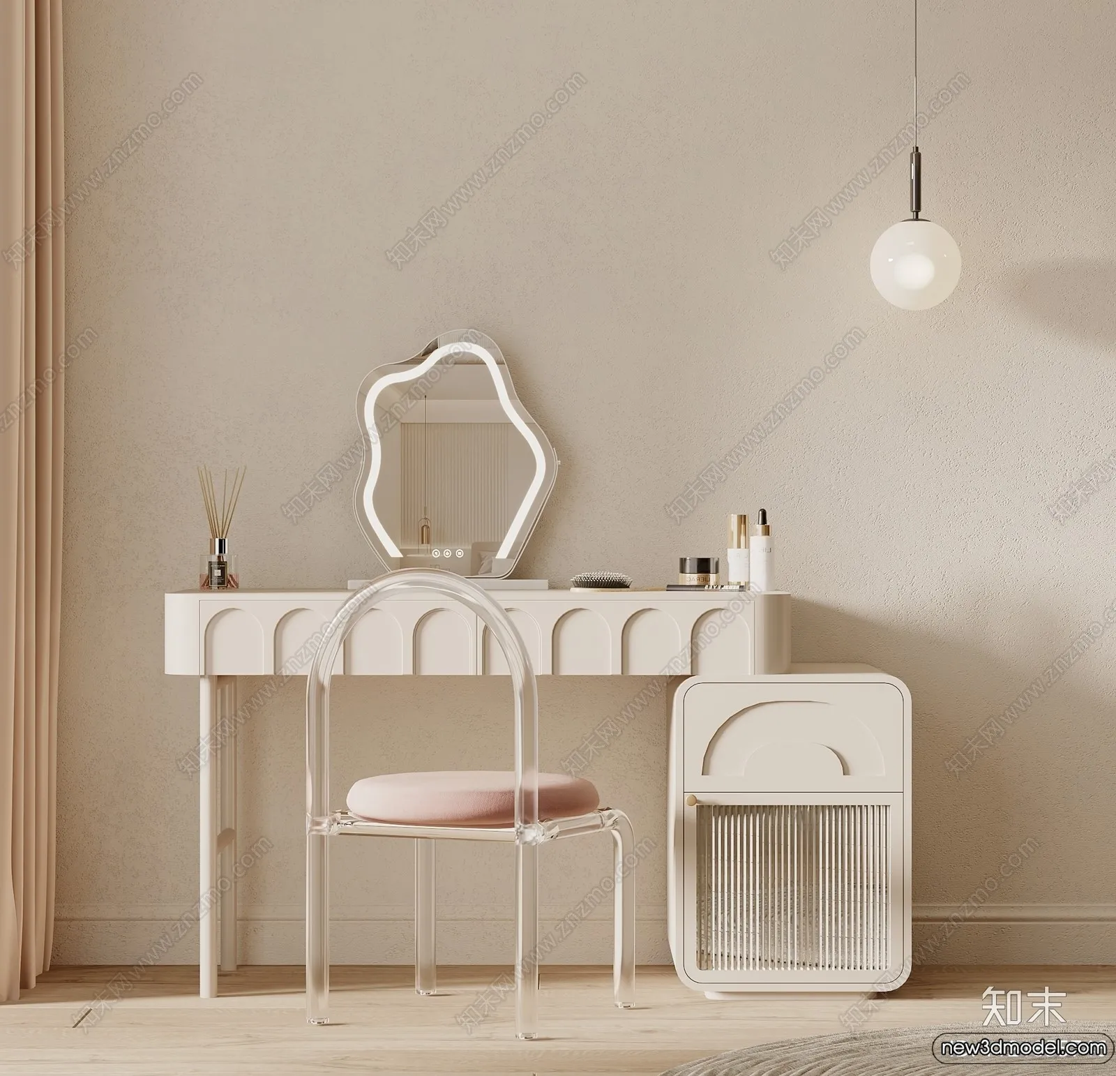 Dressing Table - 3D Models - 3D Furniture Models for Interior - 046