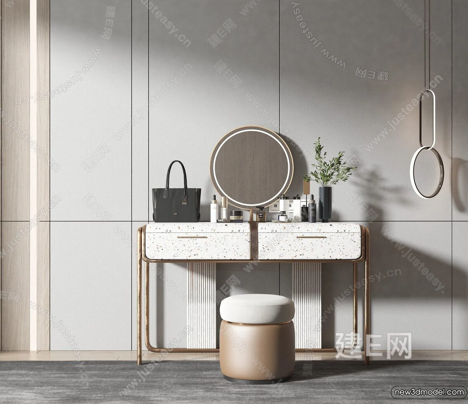 Dressing Table - 3D Models - 3D Furniture Models for Interior - 049