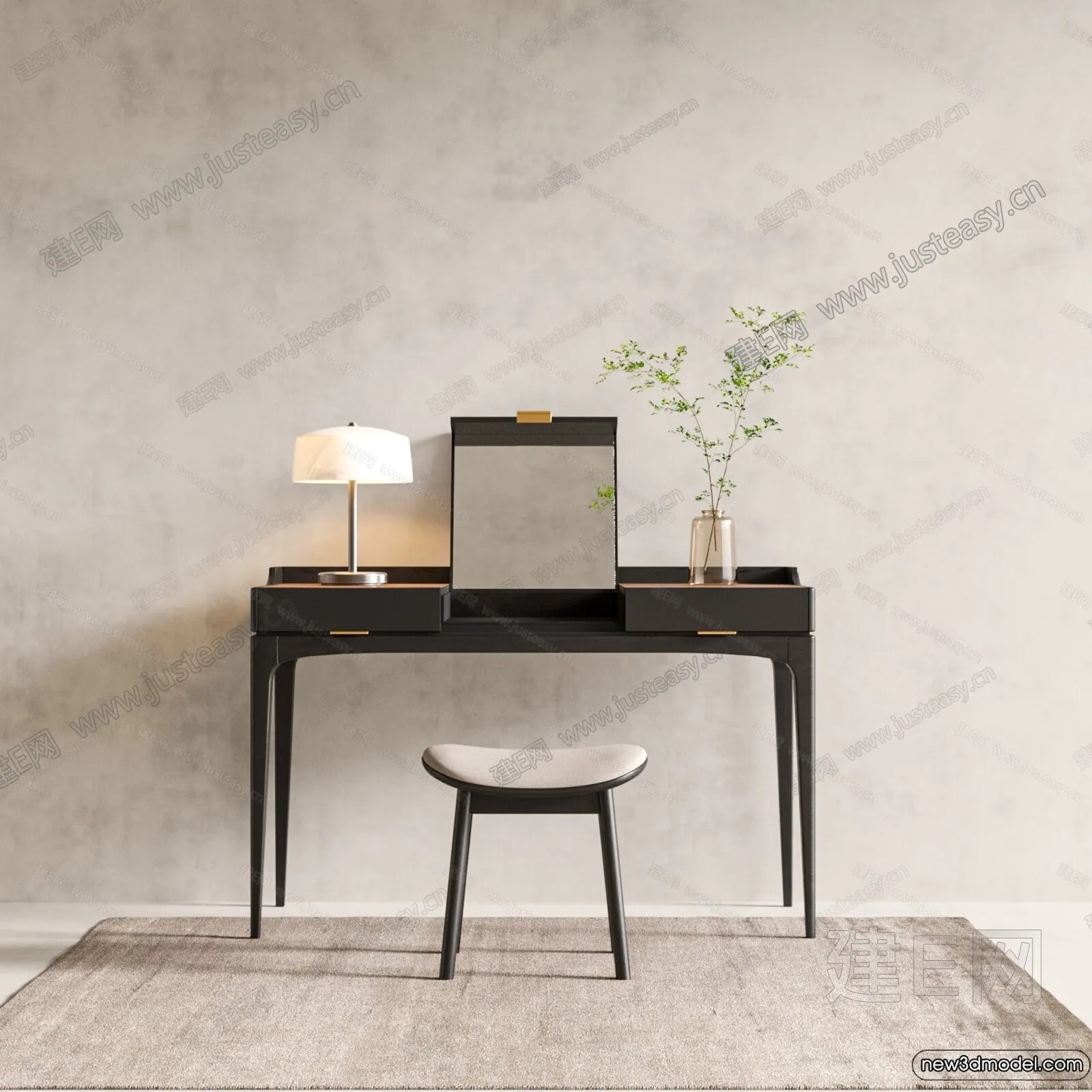 Dressing Table - 3D Models - 3D Furniture Models for Interior - 050