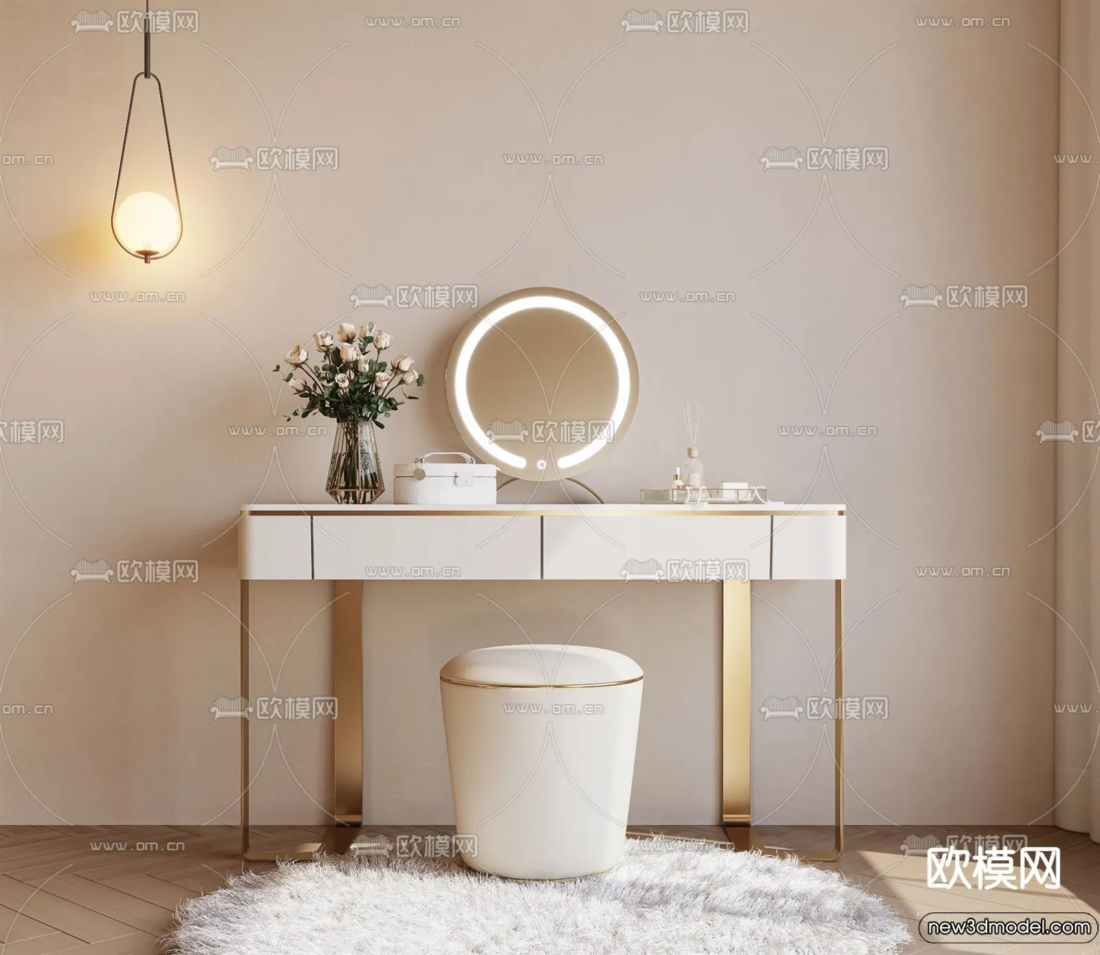 Dressing Table - 3D Models - 3D Furniture Models for Interior - 054