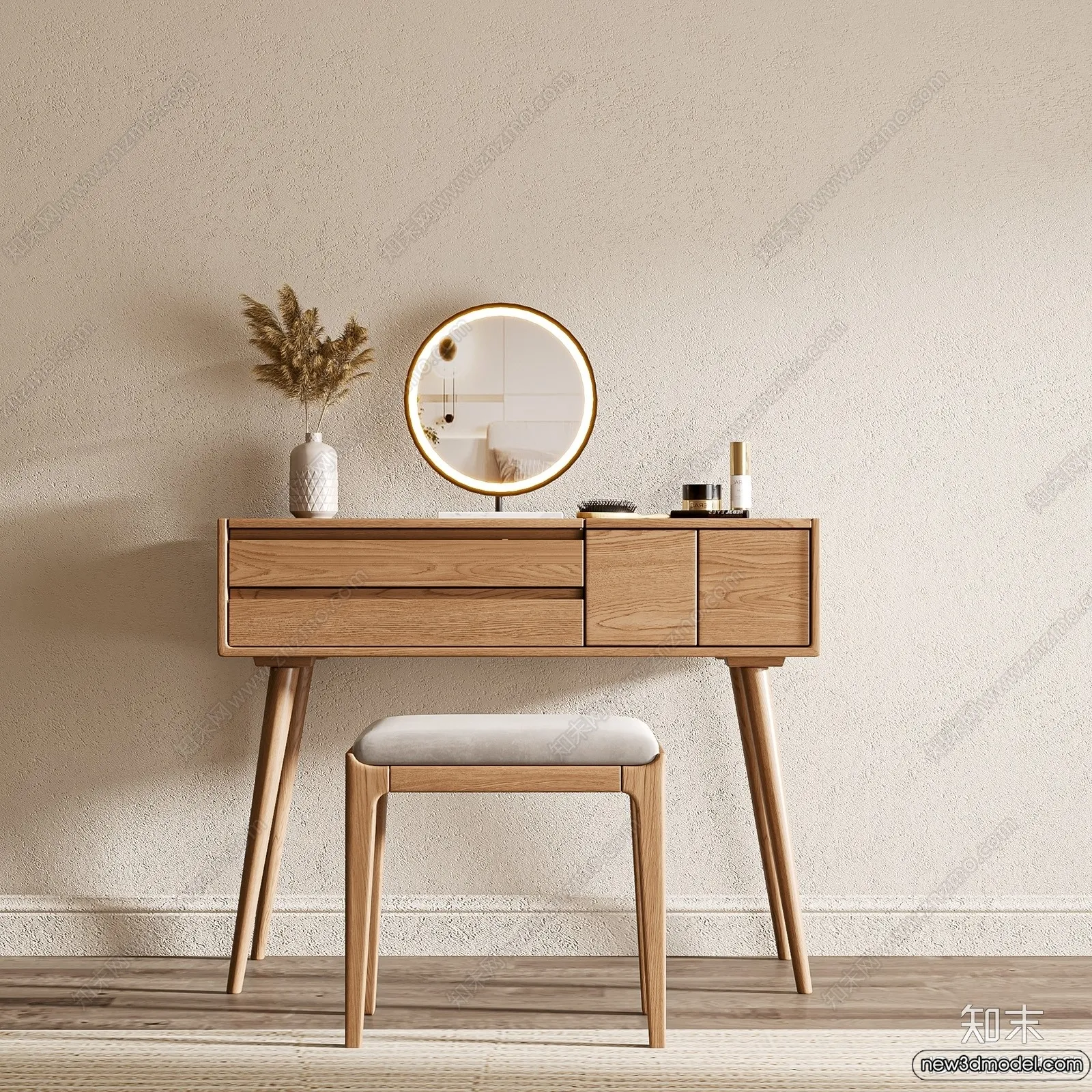 Dressing Table - 3D Models - 3D Furniture Models for Interior - 055