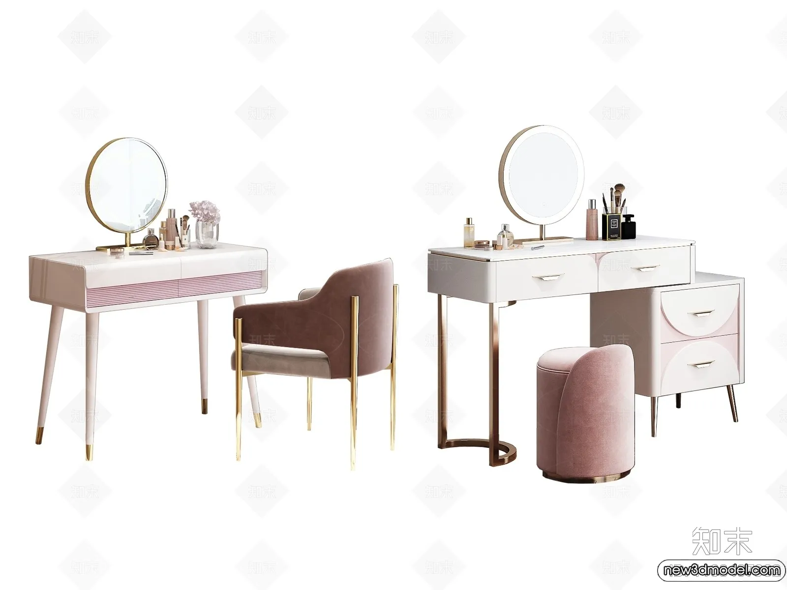 Dressing Table - 3D Models - 3D Furniture Models for Interior - 070