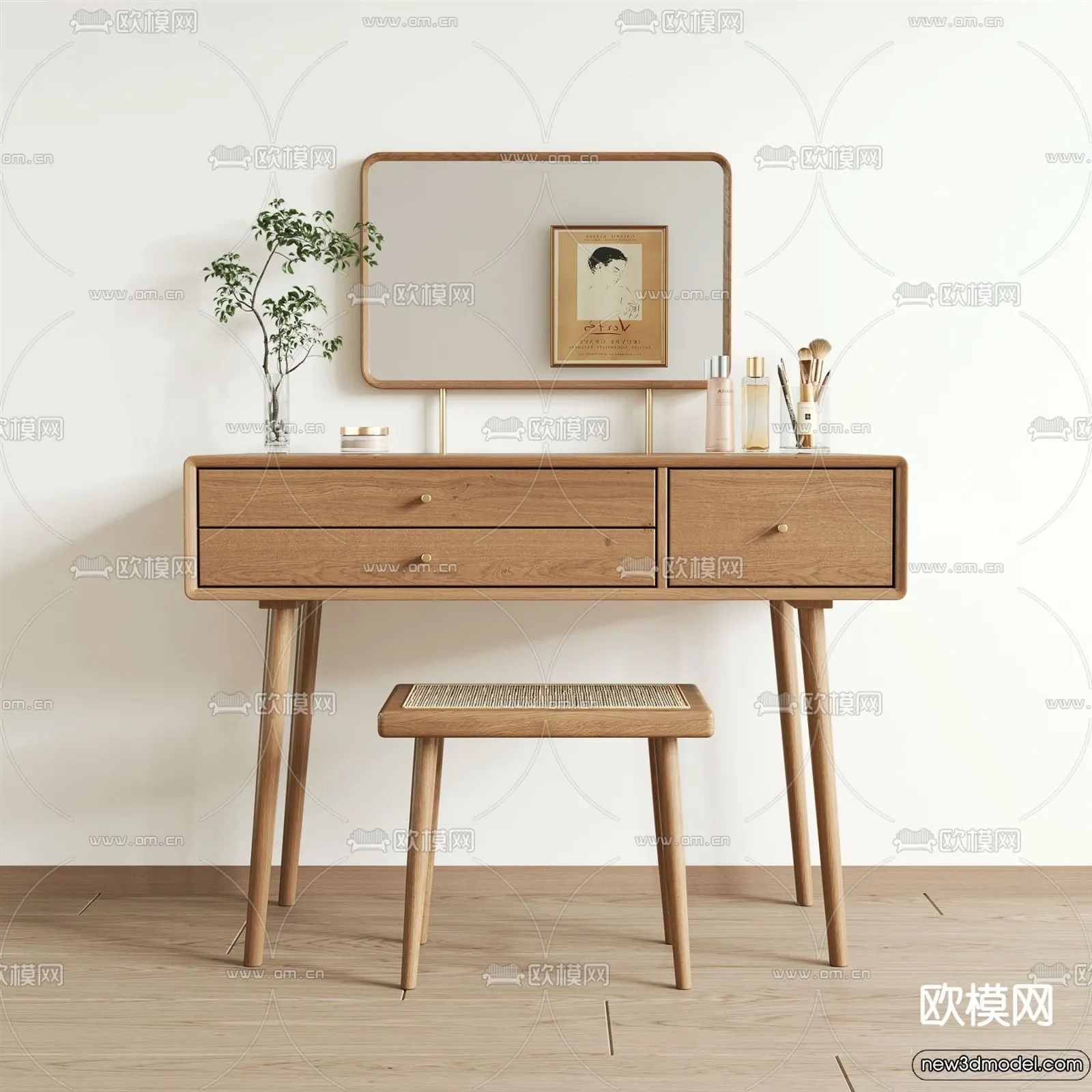 Dressing Table - 3D Models - 3D Furniture Models for Interior - 072