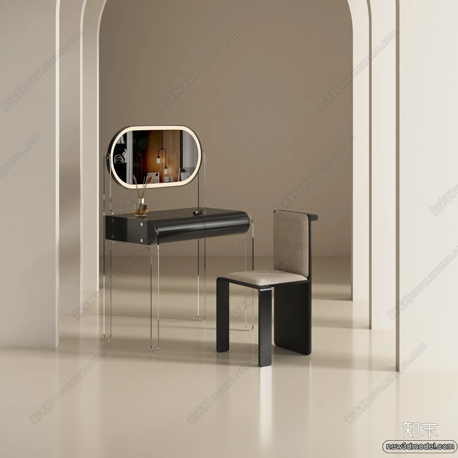 Dressing Table - 3D Models - 3D Furniture Models for Interior - 083