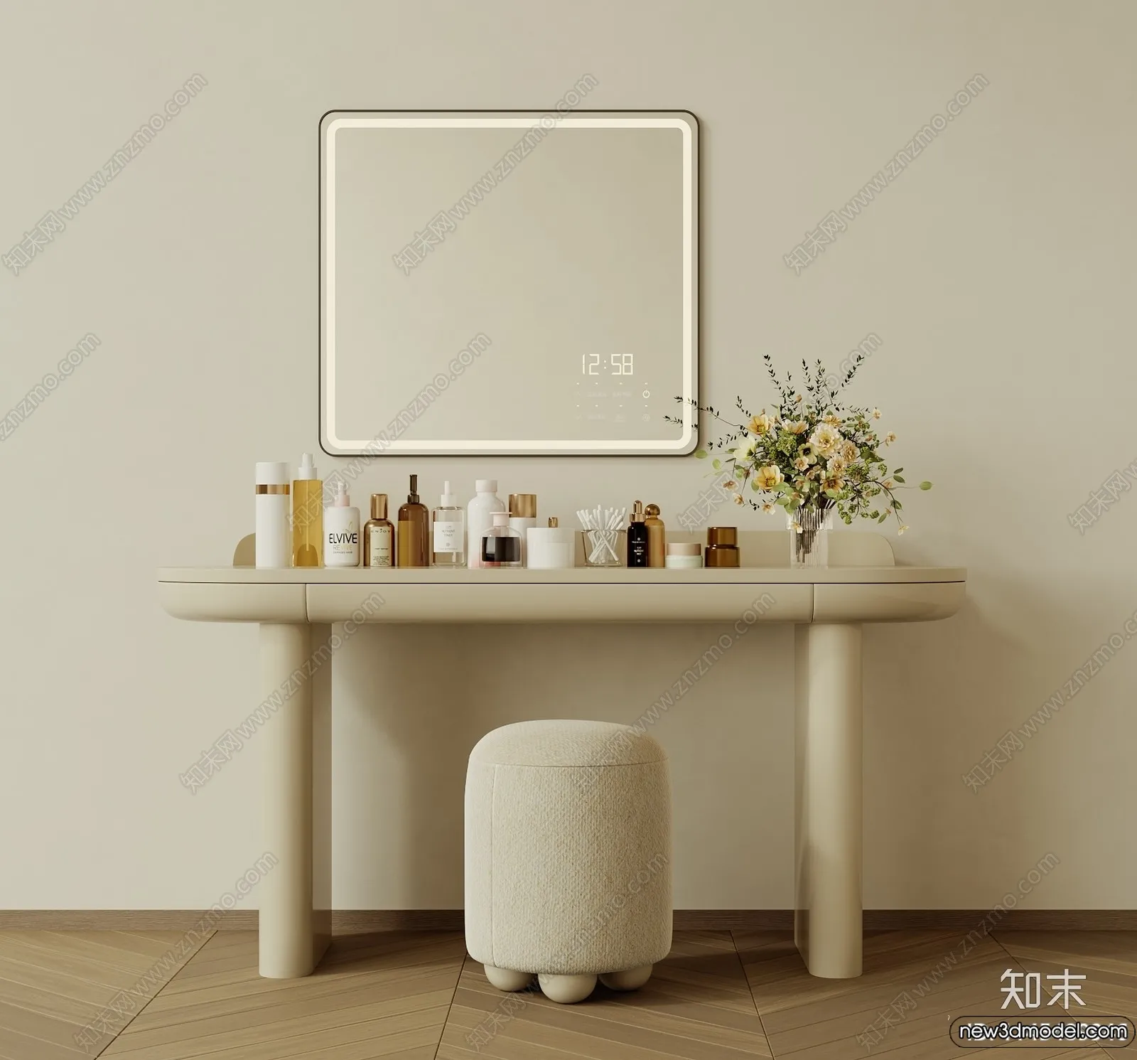 Dressing Table - 3D Models - 3D Furniture Models for Interior - 084