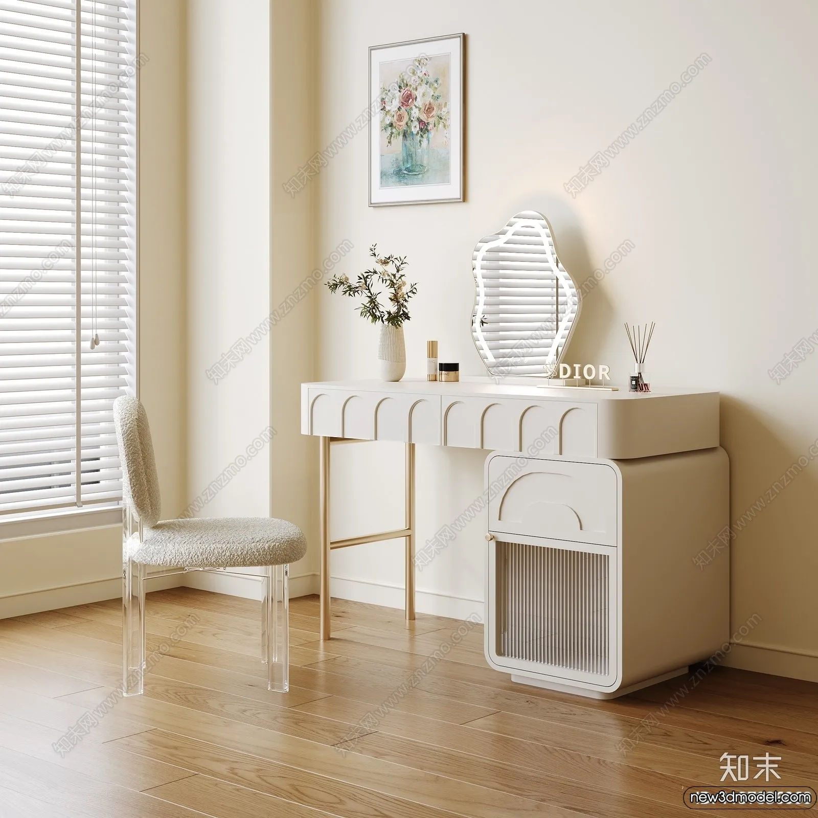 Dressing Table - 3D Models - 3D Furniture Models for Interior - 089