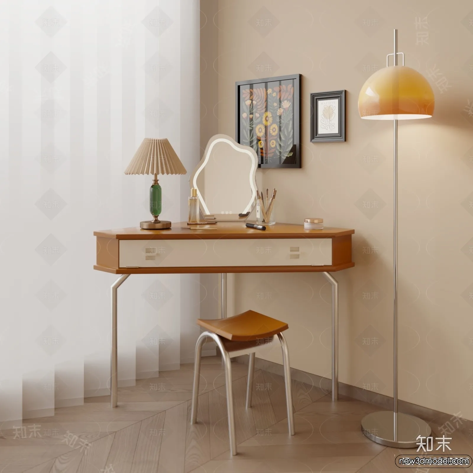 Dressing Table - 3D Models - 3D Furniture Models for Interior - 092