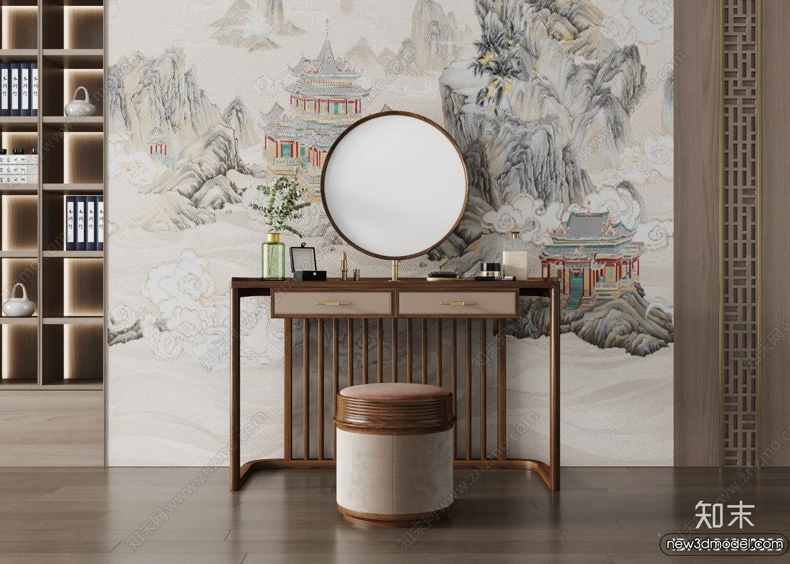 Dressing Table - 3D Models - 3D Furniture Models for Interior - 094