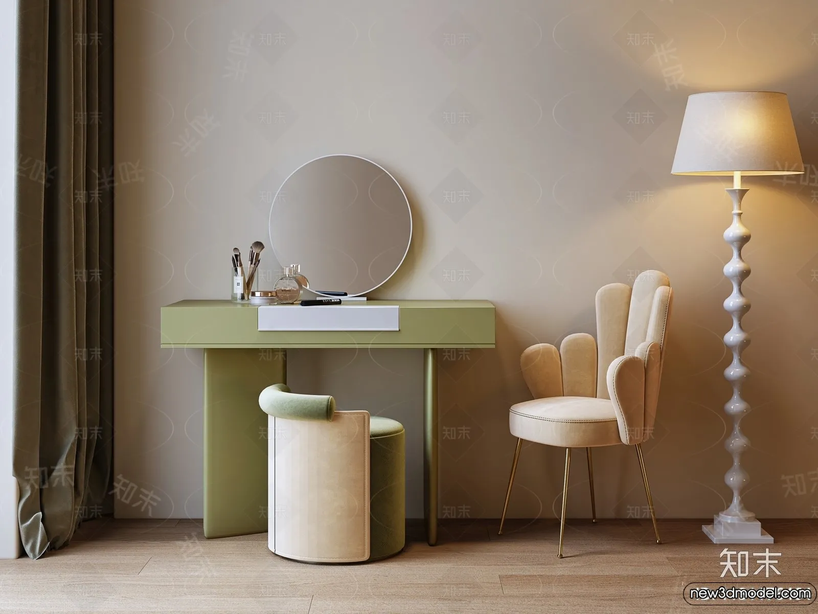 Dressing Table - 3D Models - 3D Furniture Models for Interior - 095