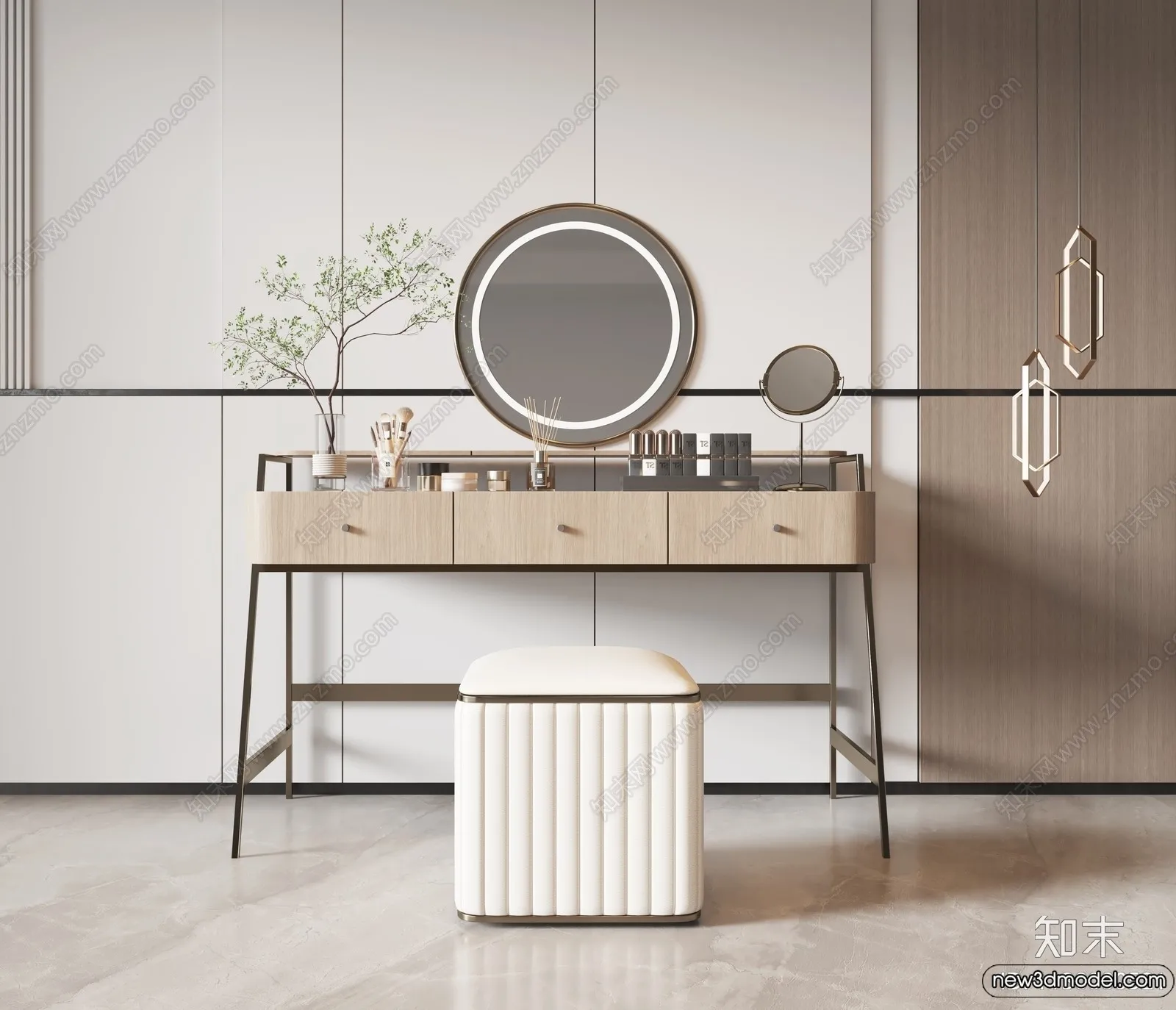 Dressing Table - 3D Models - 3D Furniture Models for Interior - 097