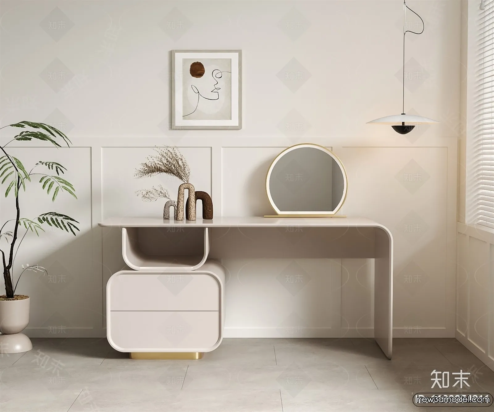 Dressing Table - 3D Models - 3D Furniture Models for Interior - 103