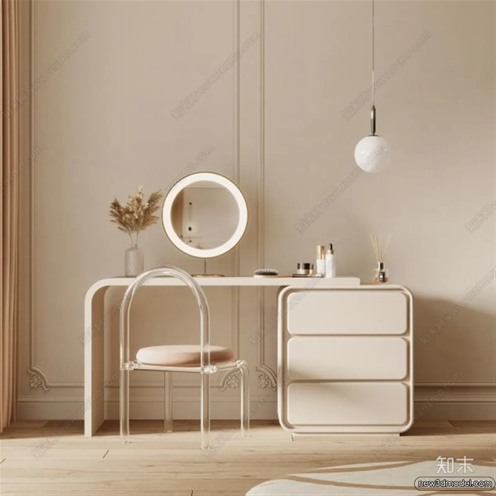 Dressing Table - 3D Models - 3D Furniture Models for Interior - 104