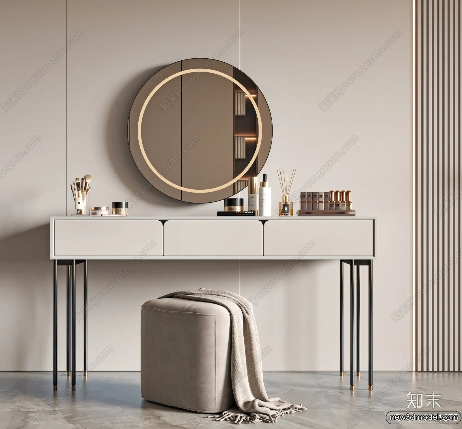 Dressing Table - 3D Models - 3D Furniture Models for Interior - 105