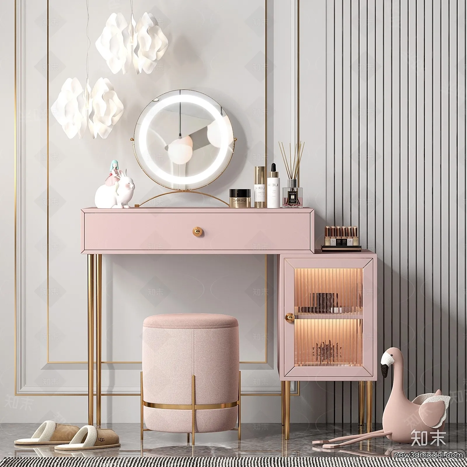 Dressing Table - 3D Models - 3D Furniture Models for Interior - 111