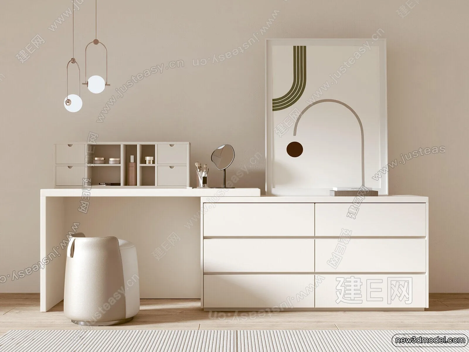 Dressing Table - 3D Models - 3D Furniture Models for Interior - 112