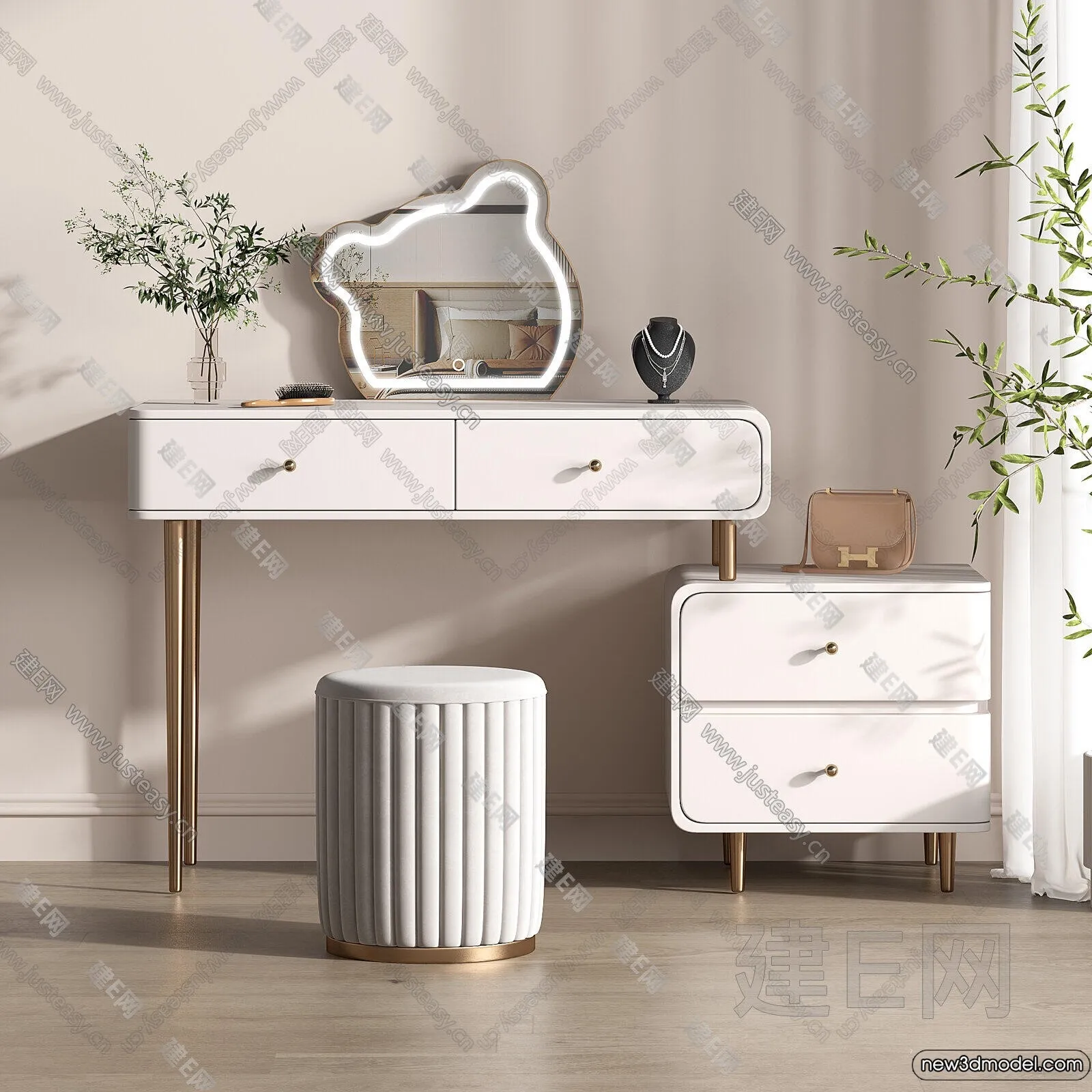 Dressing Table - 3D Models - 3D Furniture Models for Interior - 113
