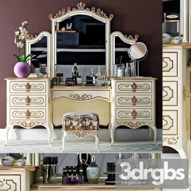 Dressing Table 4 3D Model Free