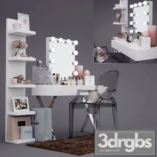 Dressing Table 6 3D Model Free