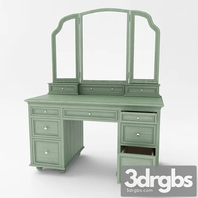 Dressing Table 80 3D Model Free