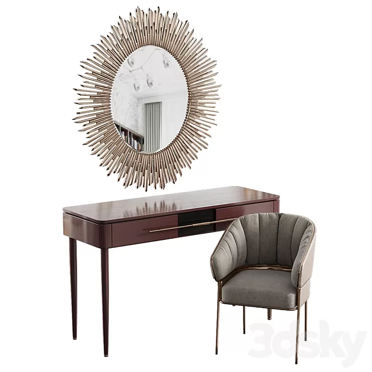 Dressing table Agra Dressing Table Frato Interiors 3D Model Free