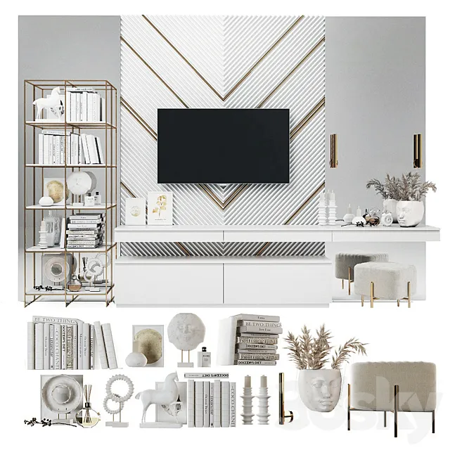 Dressing table and TV stand_10 3DModel