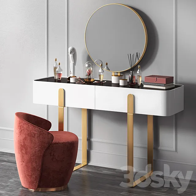 Dressing table EDEN by Capital Collections 3DModel