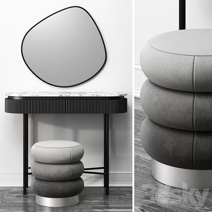 Dressing Table Glenn by Kare Design 3D Model