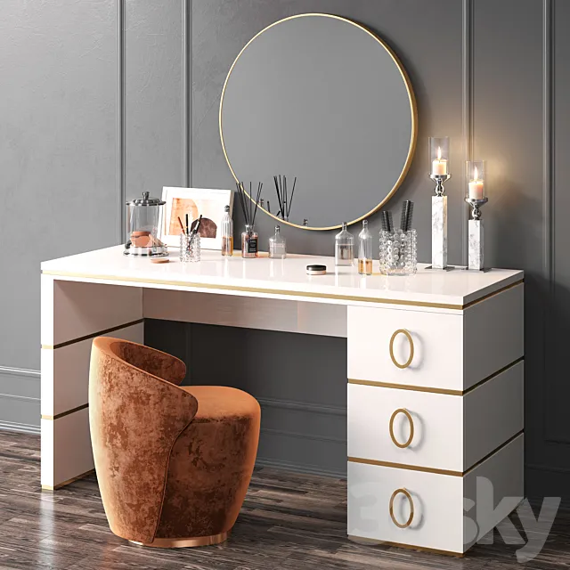 Dressing table KIA by Capital Collections 3D Model
