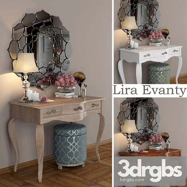 Dressing table lira from evanty 2 3D Model Free