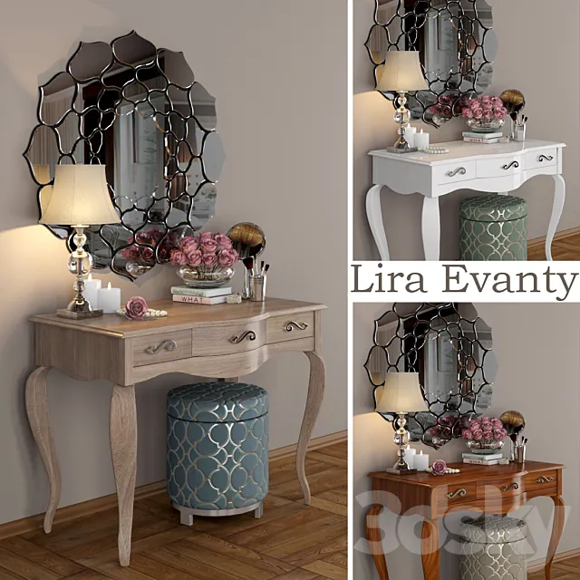 Dressing table Lira from Evanty 3D Model
