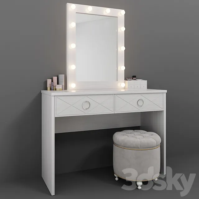 Dressing table Lucido 3D Model