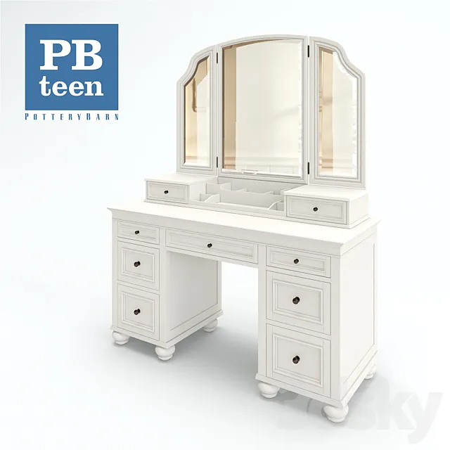 Dressing table PB Teen Chelsea 3DModel