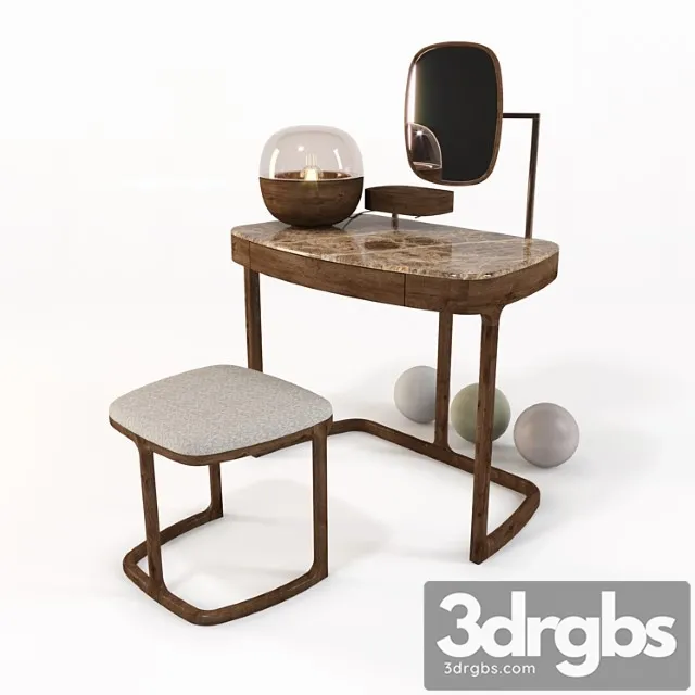 Dressing table porada maskara coiffeuse 2 3D Model Free